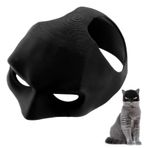 SYHSYC Batman kediler için maske, Batcat maskesi, yarasa maskesi, 3D kedi maskesi, kedi kıyafeti, evcil hayvan kostümü, cadılar bayramı veya günlük eğlence için, kostümlü oyun, yarasa kostümü, 11 cm