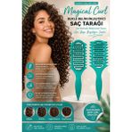 SYKU Magical Curl Bukle Belirginleştirici Tarak Kıvırcık Saçlar İçin Elektriklenme Karşıtı Islak Kuru Kullanım