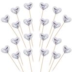 SYKYCTCY 30 adet sevgi kalp pasta dekorasyonu, poliüretan malzeme, aşk, kalp şeklinde, cupcake tepe süsü, parıltılı, kalp, doğum günü, pasta, Sevgililer Günü, bebek duşu, nişan, düğün, parti, pasta
