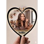 Sylar Kalp Tasarım Kırılmaz Pleksi El Aynası - 10X10 cm Unisex Çanta Boyu - 2