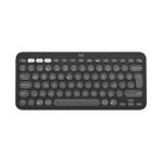 Sylar Logitech 920-011859 Pebble 2 Bluetooth Klavye,gri - Renkli