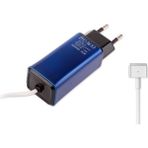 Sylar Retro-Color, Apple MacBook 45W-60W Magsafe 2 Mini Adaptör - Mavi - 0 - Siyah - 1