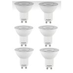 Sylvania 6 Adet 4.2w Gu10 Led Ampul Çanak Ampul Günışığı 3000 Kelvin.