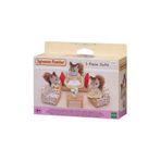 SYLVANIAN FAMILIES 3 Parça Koltuk Seti ve Orta Sehpa-4464 4464