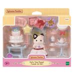 Sylvanian Families 5646 Smokin Kedi Kız Parti Zamanı Oyun Seti