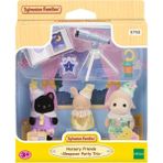 Sylvanian Families Peluş Oyuncaklar Anaokulu Arkadaşları Pijama Partisi Üçlüsü Hayvan Temalı Hediyelik Set