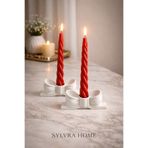 Sylvra Home Dekoratif Fiyonk Şamdan | 2’li Set