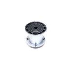 Sym 6 cm Jumbo Mat Krom Yuvarlak Tabla Plastik Ayak