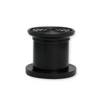 Sym 6 cm Jumbo Siyah Yuvarlak Tabla Plastik Ayak
