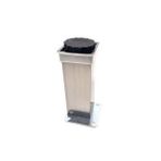 Sym Kare 40x40 12 cm Inox Alüminyum Ayak