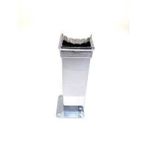 Sym Kare 40x40 15 cm Krom Alüminyum Ayak