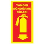 Sym STW036 Yangın Söndürme Cihazı Uyarı Levhası