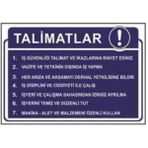 Sym STW043 Talimatlar Uyarı Levhası