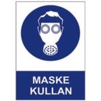 Sym STW057 Maske Kullan Uyarı Levhası