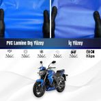 Sym Wolf Sb 250 Nı Motosiklet Brandası Su Geçirmez Branda Mavi Branda Motor Branda - Bağlantı Klipsi