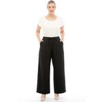 Symirna Kadın Tencel Kumaş Büyük Beden Bol Paça Pantolon