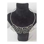 Symrna Vıp Gümüş Kaplama Choker Kolye
