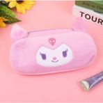 Syn İletişim Kuromi Y2K Köstebek Sanrio Lila Peluş Kalemlik Makyaj Çantası Düzenleyici