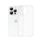 SyncCase iPhone 16 Kılıf MagSafe Manyetik Uyumlu Yarı Saydam Mat Darbe Emici PC + TPU Sert Koruma Lens Yükseltilmiş Şeffaf