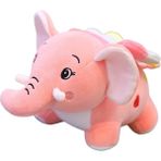 Synchrolssue Sevimli Q Renkli Dumbo Peluş Oyuncak Bebek (Yurt Dışından) - Beyaz - Pembe
