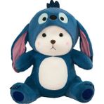 Synchrolssue Stitch Peluş Oyuncağa Dönüşen Zambak Ayı Bebeği Büyük Bebek Yakalama Makinesi Bebeği (Yurt Dışından) - Açık Mavi