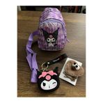 synshop GÜLÜMSE GEL KONSEPT Kuromi Yan Çapraz Çanta Cüzdan Set Kız Çocuk Advent Calendar Advent Calender