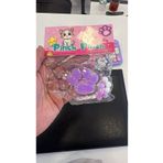 synshop Kedi Pati Patisi Taba Mor Şeffaf Fu Fu Moj Moj Yumuşak Squishy Stress Oyuncak Sukuşi Pullu