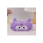 synshop Kuromi Sanrio Sevimli Kedi Kalemlik Peluş Kalem Kutu Makyaj Çantası Düzenleyici