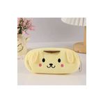 synshop Pompompurin Sanrio Sarı Sevimli Köpek Kalemlik Peluş Kalem Kutu Makyaj Çantası Düzenleyici