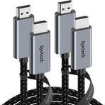 Syntech 4K HDMI Kablo | Ultra Hd 60Hz Destekli HDMI 2.0 Kablo | Tv, Monitör, Projektör ve Oyun Konsolları ile Uyumlu - Gri - Metal