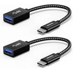 Syntech Usb-C - Usb Adaptörü, 2'Li Paket Usb-C - Usb 3.0, 10Gbps Type-C, Thunderbolt 3 - Usb Otg Kablosu, Iphone 17/16/15 Max, Ipad Mini 6, Macbook