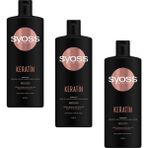Syoss 3x500 ml Kırılma Karşıtı Keratin Özlü Bakım Şampuan