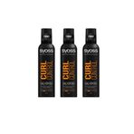 Syoss Curl Control Bukle Belirginleştirici 3x250 ml Saç Köpüğü