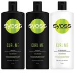 Syoss Curl Me Bukle Belirginleştirici 2x500 ml Şampuan+500 ml Saç Kremi Seti