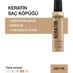 Syoss Keratin Saç Köpüğü 250 ml Organik Parlaklık Tüm Saç Tiplerine Uygun Günlük Kullanım
