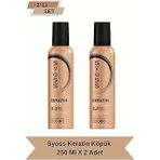 Syoss Keratin Saç Köpüğü, 250 Ml X 2 Adet, 3'Ü 1 Arada Stil, Bakım Koruma
