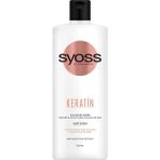Syoss Keratin Saç Kremi 500 ml Mavi Lotus Özlü Güçsüz ve Kolay Kırılan Saçlar İçin Derinlemesine Bakım - 1