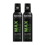 Syoss Max Hold 2x250 ml Saç Şekillendirici Köpük