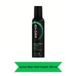 Syoss Max Hold Köpük 250 ml - Güçlü Tutuş için Saç Köpüğü