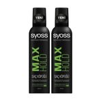 Syoss Max Hold Saç Köpüğü, 250 ml x 2 Adet