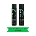 Syoss Max Hold Saç Spreyi, 250ml x 2, Vitamin Kompleksi İçeren