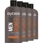 Syoss Men Power 4x500 ml Şampuan