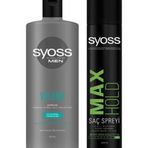 Syoss Men Volume 500 ml Şampuan + Syoss Maximum Tutuş 400 ml Sprey