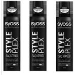 Syoss Plex Saç Köpüğü, 3 X 250 Ml, Siyah