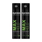 Syoss Pure Hold Saç Spreyi, 400ml, Mega Tutuş, Set of 2