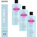 Syoss Pure Micellar Şampuan 500Ml X 3 Adet
