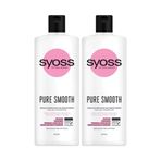 Syoss Pure Smooth Micellar 2x500 ml Şampuan
