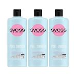 Syoss Pure Smooth Micellar 3x500 ml Şampuan