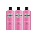 Syoss Saç Dökülmesine Karşı Şampuan, 500 ml x 3 Adet Set, Pembe