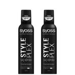Syoss Style Plex Saç Köpüğü, 250 ml, 2'li Set